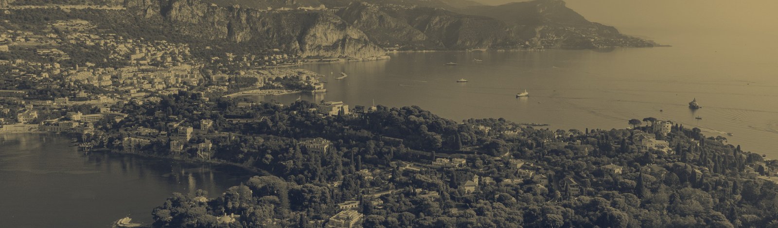 Côte d'Azur coastline